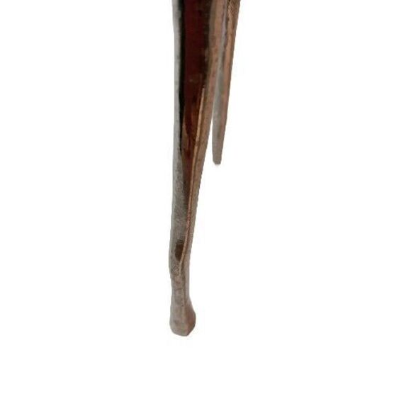 Vintage Silver Metal Deer Reindeer Figurine Standing Head Back Holiday 6" X 12" - Picture 6 of 14